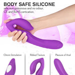 Silicone Double-Ended Strapless Strap-On with Remote Control - Sexdoll.Sex