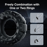 Wheel-Like Silicone Penis Ring for Enhanced Pleasure - Sexdoll.Sex