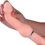 10-Function Versatile Silicone Vibrator with Realistic Texture - Sexdoll.Sex