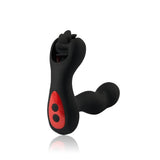 12-Frequency Vibration Tongue-Licking Heating Anal Plug Prostate Stimulator - Sexdoll.Sex