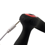 12-Frequency Vibration Tongue-Licking Heating Anal Plug Prostate Stimulator - Sexdoll.Sex