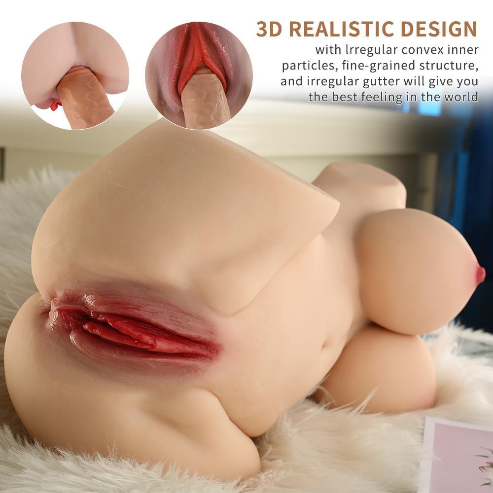 3D Vagina & Breast Male Masturbator - Ultimate Realistic Pleasure - Sexdoll.Sex