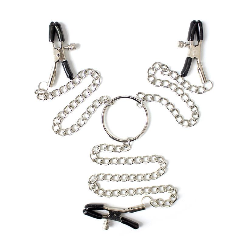 Adjustable Nipple Clamps and Clit Clamp Set - Sexdoll.Sex