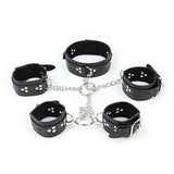 Neck Collar Arms and Wrist Cuffs Bondage Gear - Sexdoll.Sex