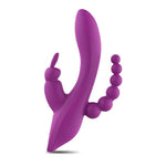 3-in-1 7 Vibrating Modes Rabbit G-Spot Stimulator Anal Dildo Vibrator - Sexdoll.Sex