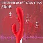 7-Frequency G-Spot Rabbit Vibrator with Hollow Tongue Design - Sexdoll.Sex