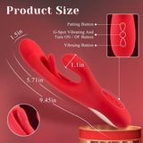 7-Frequency G-Spot Rabbit Vibrator with Hollow Tongue Design - Sexdoll.Sex