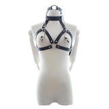 Harness with Gag & Nipple Clamps Set - Sexdoll.Sex