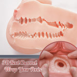 3D Dual Channel Realistic Bubble Butt Masturbator Toy - Unleash Your Wildest Desires - Sexdoll.Sex