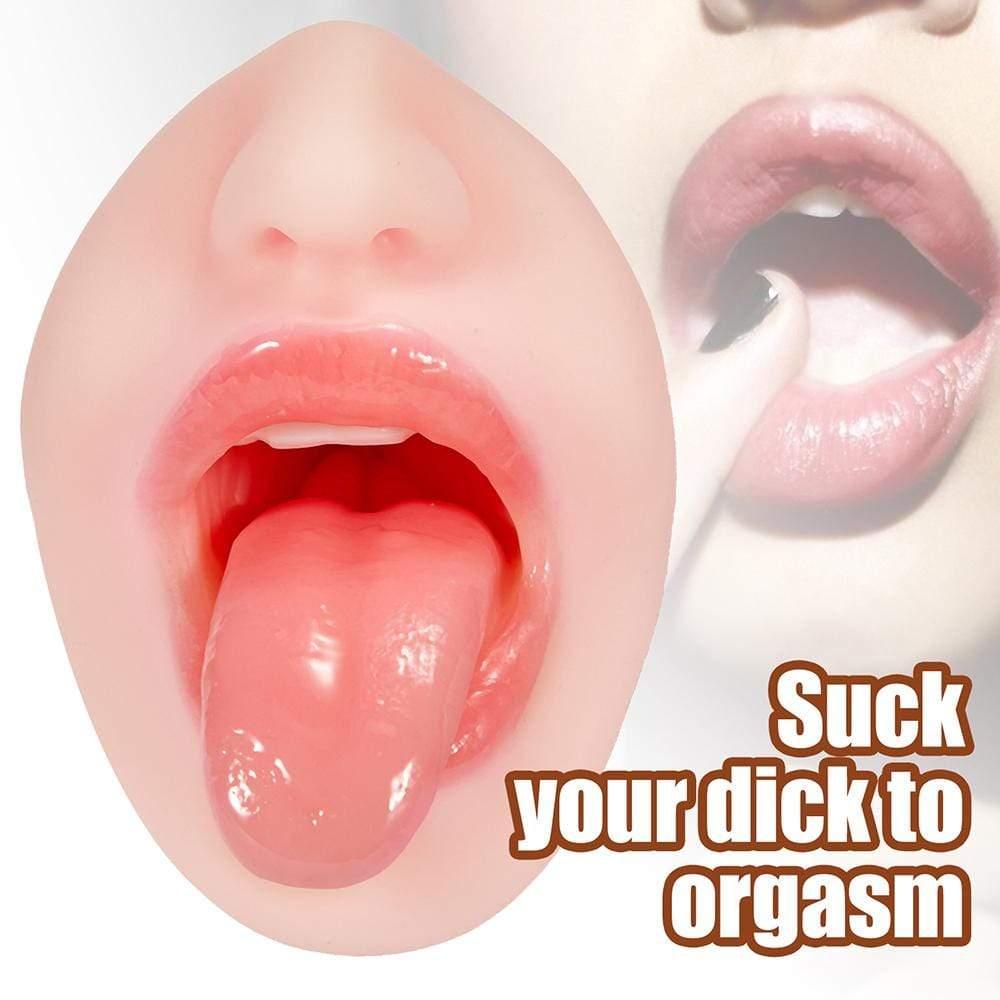 5.9-Inch Realistic Mouth with 3D Teeth and Tongue Pocket Pussy - Sexdoll.Sex