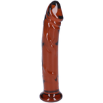 6.5 Inch Amber Glass Dildo - Sexdoll.Sex