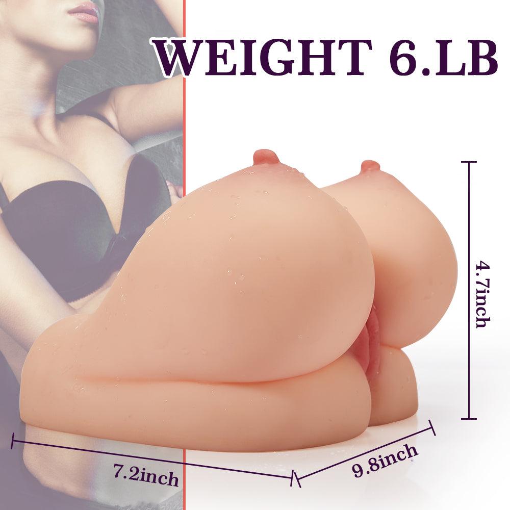 6.8 lb Realistic Massive G-Cup Big Boobs Swollen Pussy Ass Male Masturbator - Sexdoll.Sex