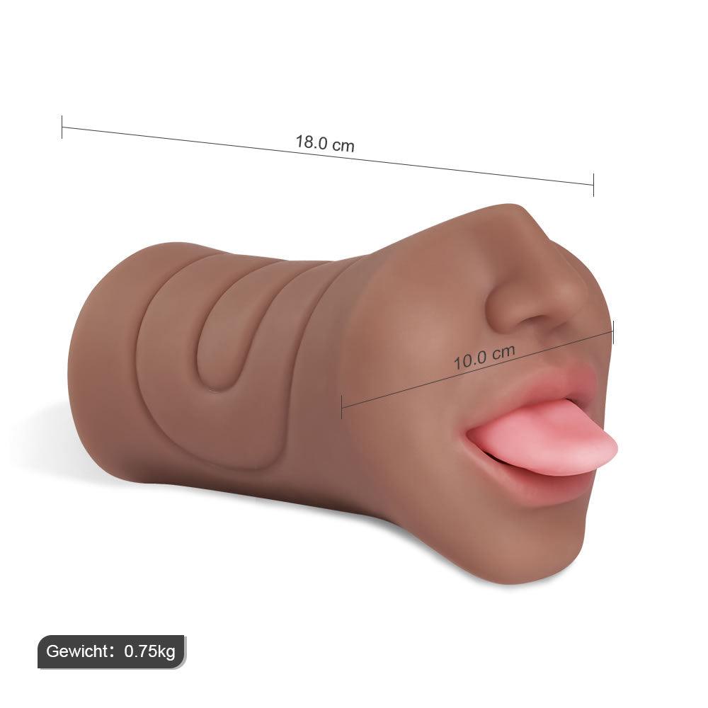 6.9inch Single-Channel Deep Oral Sex Masturbator - Sexdoll.Sex