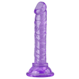 6 Inch Slim Beginner's Veined Jelly Dildo - Sexdoll.Sex