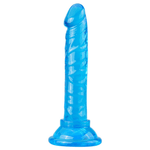 6 Inch Slim Beginner's Veined Jelly Dildo - Sexdoll.Sex