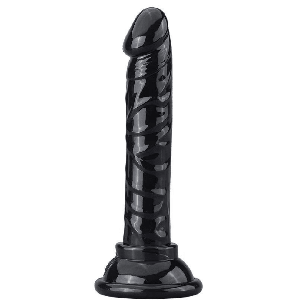 6 Inch Slim Beginner's Veined Jelly Dildo - Sexdoll.Sex