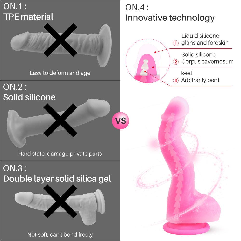 7 Inch Dildo With Flexible Spine - Sexdoll.Sex