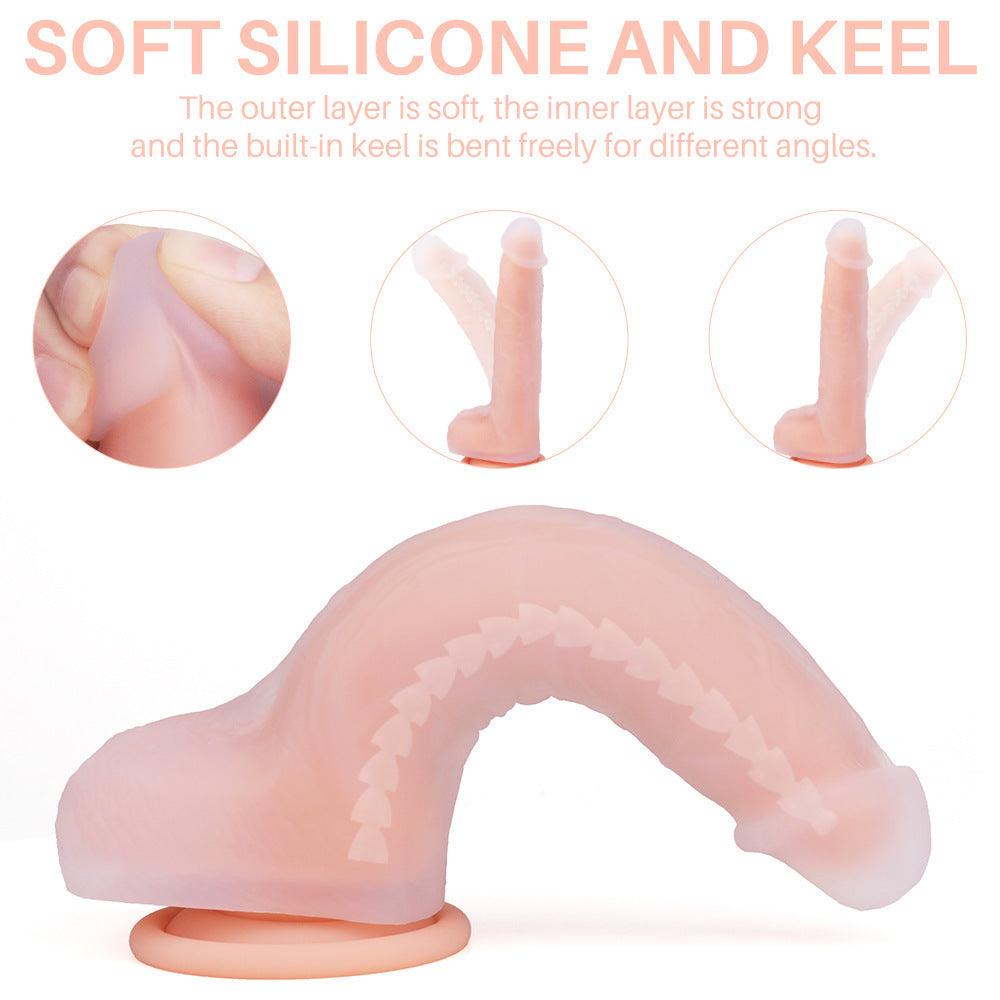 7 Inch Dildo With Flexible Spine - Sexdoll.Sex