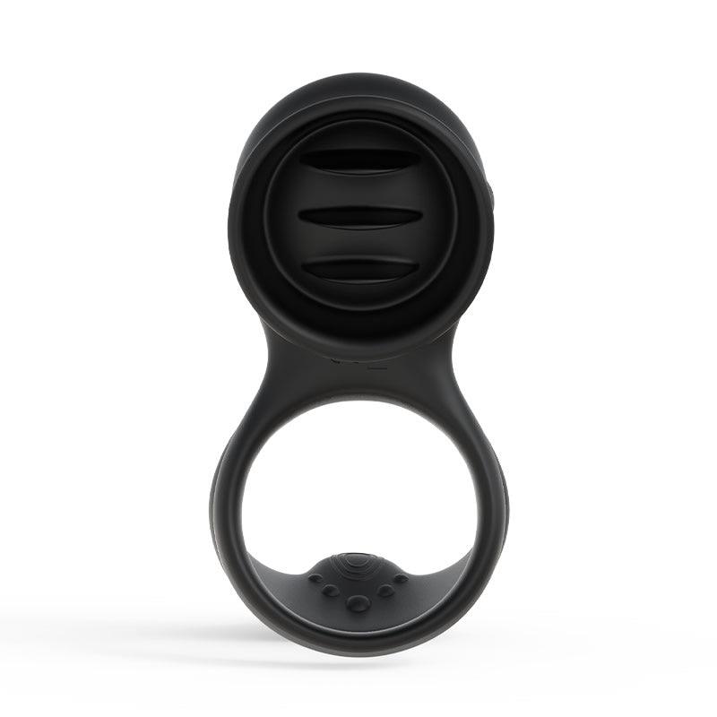 7-Mode Vibration Stimulating Tongue Double Cock Ring for Couple Play - Sexdoll.Sex