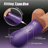 Allovers 6-Inch 4 in 1 Versatile Rotating Thrusting Vibrating Heating Dildo - Sexdoll.Sex