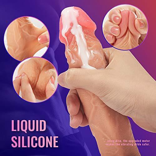 8.3-Inch 4 in 1 Thrusting Rotation Vibrating Heating Lifelike Dildo - Sexdoll.Sex