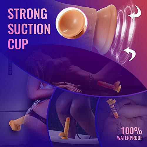 8.3-Inch 4 in 1 Thrusting Rotation Vibrating Heating Lifelike Dildo - Sexdoll.Sex