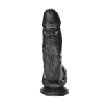 8.5 Inch Long Realistic Black Dildo With Balls For Deep Penetrative G-Spot & A-Spot Massage - Sexdoll.Sex