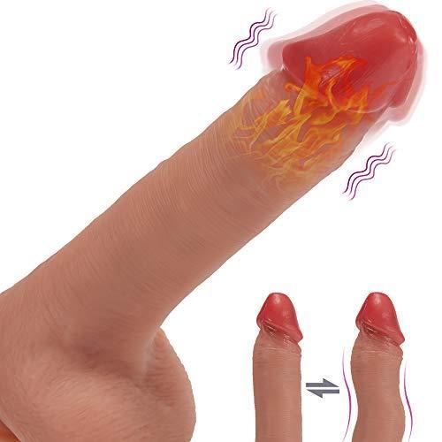 8.6Inch 9-Frequency Vibration Remote Control Wiggling Heating Realistic Dildo - Sexdoll.Sex