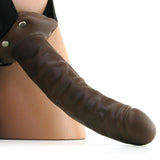 8 Inch Vibrating Hollow Strap-On - Sexdoll.Sex