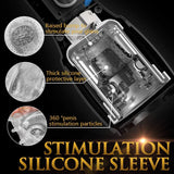 8-Mode Reversible Rotation Masturbator Cup for Sensational Pleasure - Sexdoll.Sex