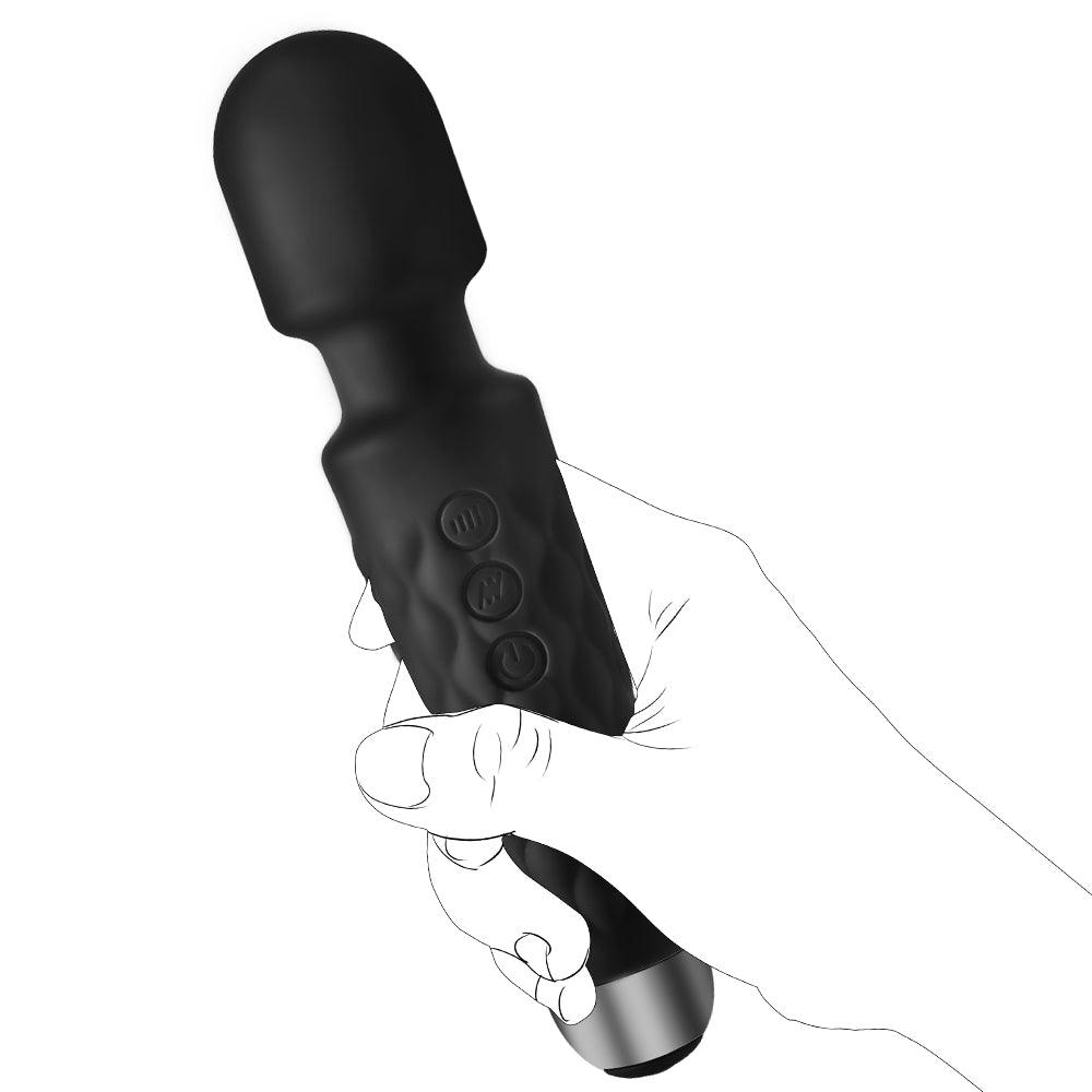 8-Speed 20-Frequency Vibrating Magic Wand Massager | Ultimate Pleasure Experience - Sexdoll.Sex