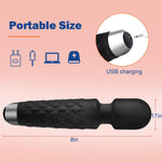 8-Speed 20-Frequency Vibrating Magic Wand Massager | Ultimate Pleasure Experience - Sexdoll.Sex