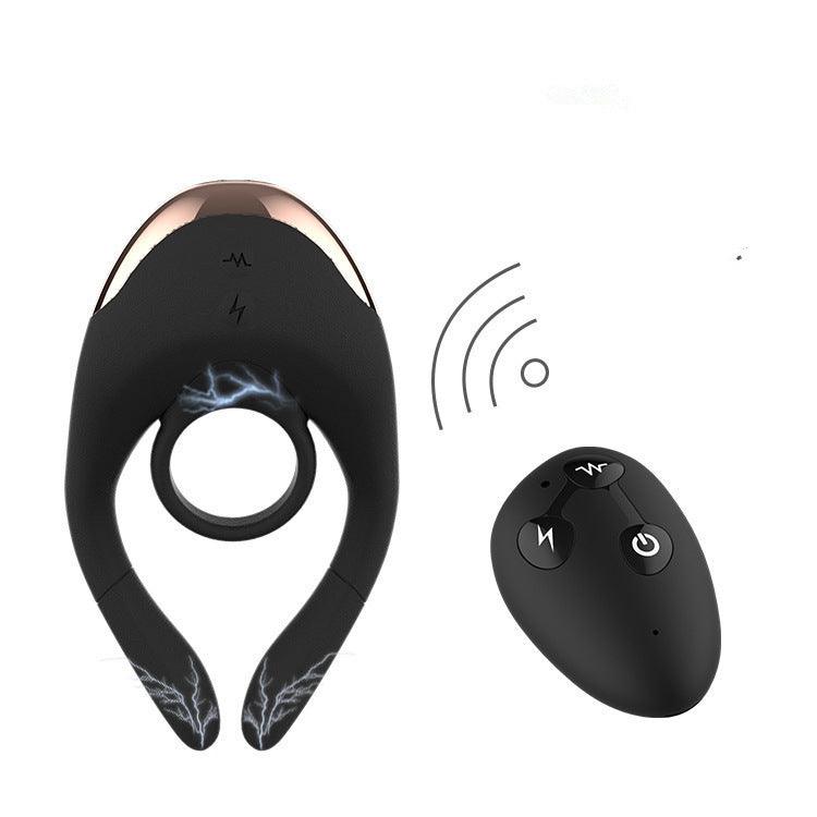 Bestvibe Electric Shock Vibrating Cock Ring - Sexdoll.Sex