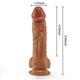 9-Inch Realistic Dildo - Powerful Vibrating Remote Control - Sexdoll.Sex