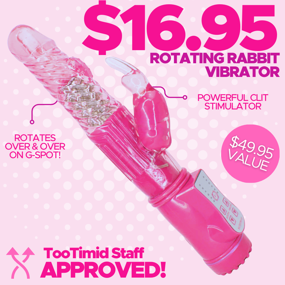 9 Inch Rotating Orgasm Rabbit in Pink - Sexdoll.Sex