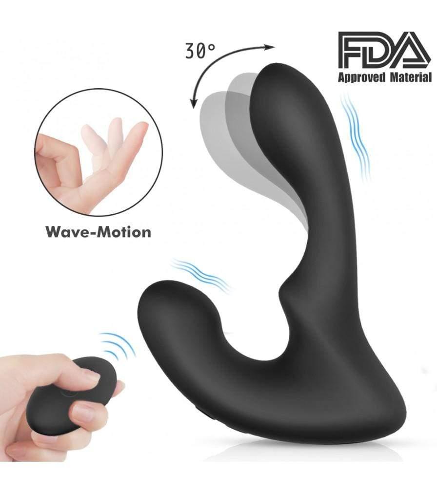 9-Pattern Vibration Double Motor 30 Wave-Motion Prostate Massager - Sexdoll.Sex