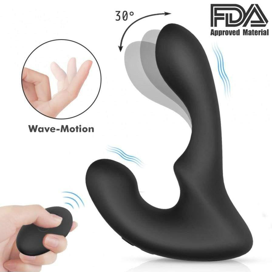 9-Pattern Vibration Double Motor 30 Wave-Motion Prostate Massager - Sexdoll.Sex