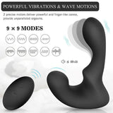 9-Pattern Vibration Double Motor 30 Wave-Motion Prostate Massager - Sexdoll.Sex