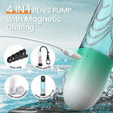 Powerful Penis Pump with 4 Pressure Levels & 9 Suction Modes