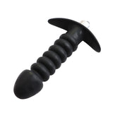 Vibrating Silicone Butt Plug - It's Rippled! - Sexdoll.Sex