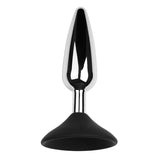 Tapered Metal Butt Plug With Flared Base - Sexdoll.Sex