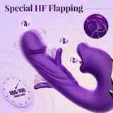 G-spot Vibrator with 7 Flapping & Vibrating Modes and 5 Licking & Sucking Modes for Women