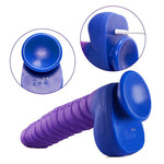 Absalom-Caterpillar 9-Inch Color-changing Intelligent Heating 3 Thrusting 5 Vibrating Dildo - Sexdoll.Sex