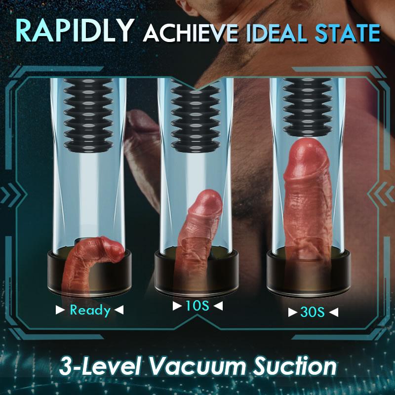 Adaptive Vacuum Suction Penis Trainer with Built-In Vibrator for Intense Pleasure - Sexdoll.Sex