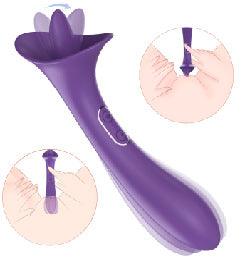 Adele Clit Licking Tongue Vibrator with G-Spot Stimulator: Unleash Your Pleasure - Sexdoll.Sex