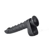 Alger 8-Inch Thrusting Black Dragon Dildo - Vibrating Self-Thrusting Toy - Sexdoll.Sex