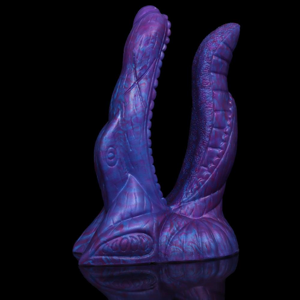 Alligator Mouth Conjoined Double Head Penis Sex Toy - Sexdoll.Sex