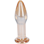 Amber Tapered Glass Anal Plug - Sexdoll.Sex