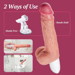 Arny Multi-angles 8 Thrusting Rotating Vibrating Heating Remote Control Dildo Machine 11 Inch - Sexdoll.Sex