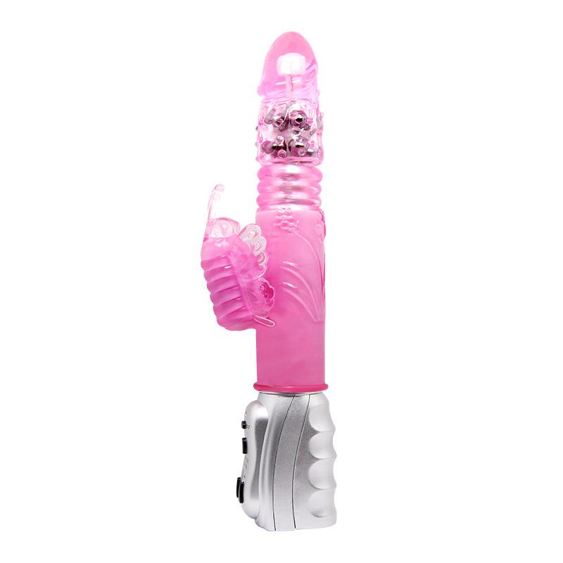 Aura Butterfly Thrusting & Rotating Dual-Action Vibrator - Sexdoll.Sex